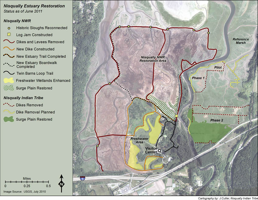 Nisqually Delta Restoration Plan Map